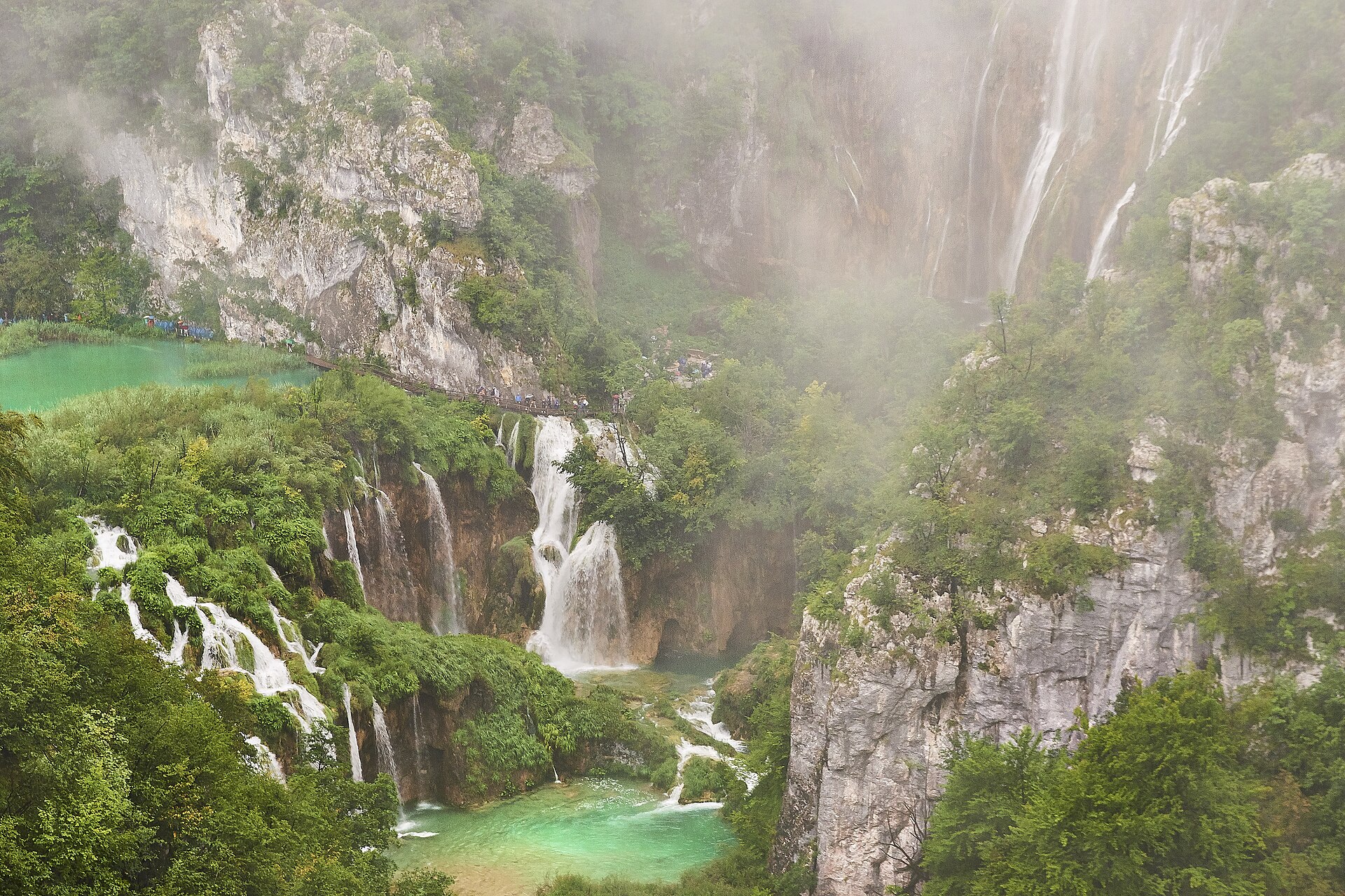 Waterfalls at Plitvice Lakes