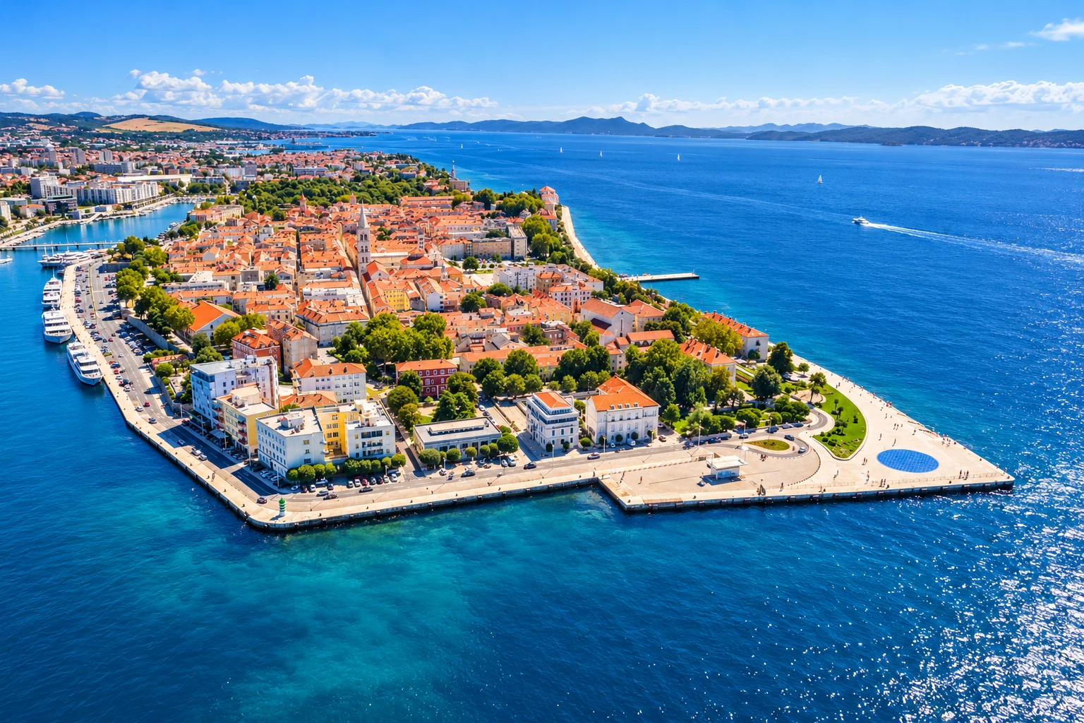 Illustrative coastal view